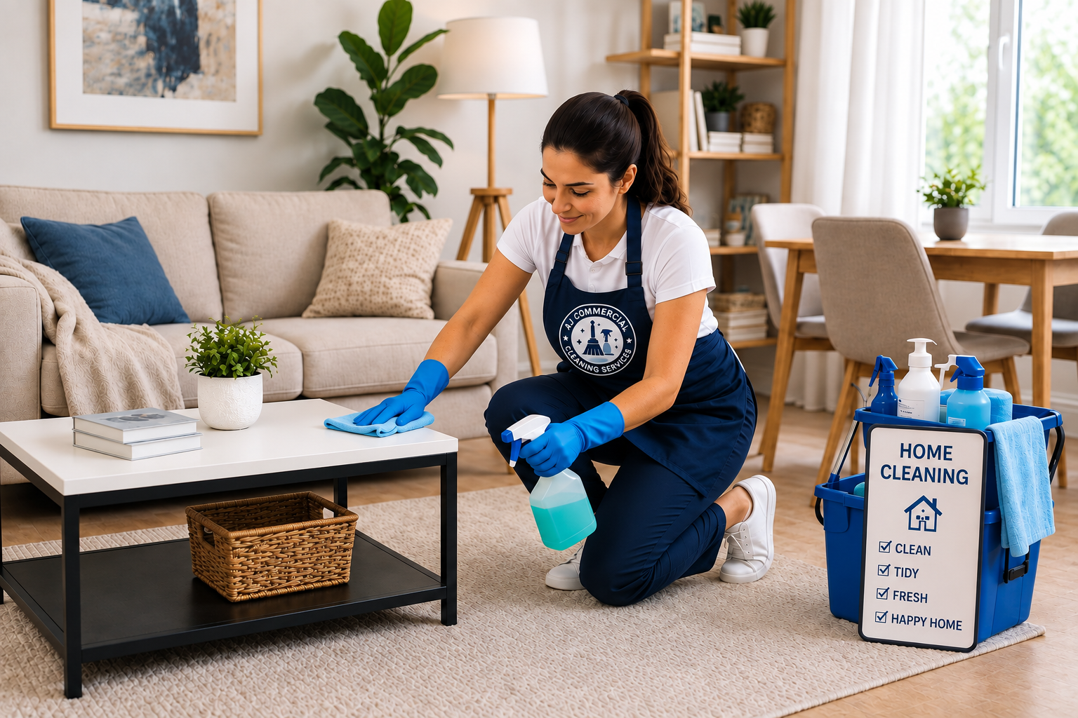 Carpet being cleaned by hot water extraction in a Sydney home